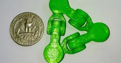 Smaller print-in-place kaleidocycle
