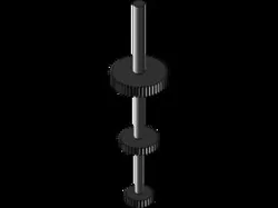 Stepped circular shaft subjected to concentrated torques