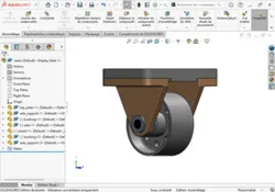 Swivel Caster Wheel Assembly (SolidWorks)