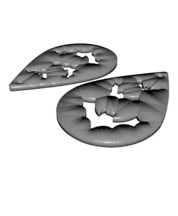 Teardrop Bats.stl