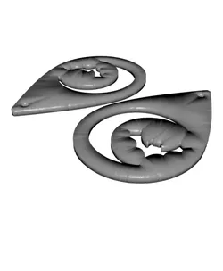 Teardrop Moon Bat.stl