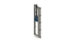 Tensioning System with Guides and Screws for SKF T206 Bearing