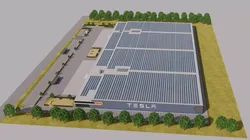 Tesla Giga Factory 3D model