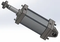 Tie Rod Pneumatic Cylinder (With Front And Rear End Mounting) 140x45x185  mm