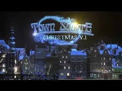 Town Square Christmas 3D model