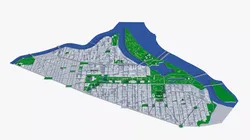 Washington DC City Layout 3D model