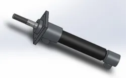 Welded Type Hydraulic Cylinder(Rod End Mounting) 25x16x124 mm