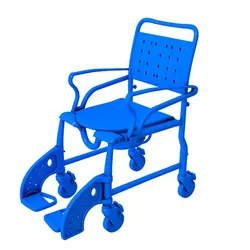 Wheelchair with Bathroom and Toilet Features / wheelchair / Bathroom chair with toilet