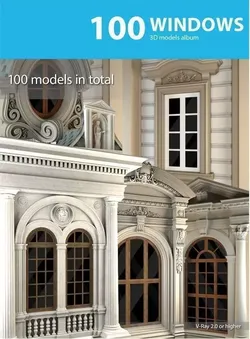 Window Collection windows and doors for book windows 3D model