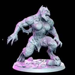 Female Werebeast - 32mm - DnD