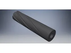 Fluted Airsoft Mock Suppressor