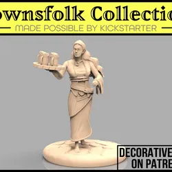 Half Elf Barmaid