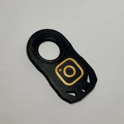 Instagram NFC keychain spinner