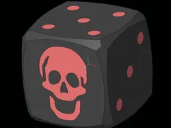 Pirate Skull Dice - Liar's Dice - Free 3D Print Model