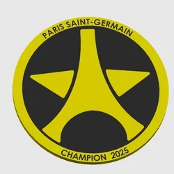 PSG star Eiffel Tower - Coaster