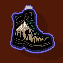 🥾⛰️ Trail Blazer Boots – Freshie, Keychain & Resin Mold
