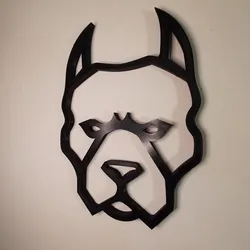 Bad Dog 2D Sculpture