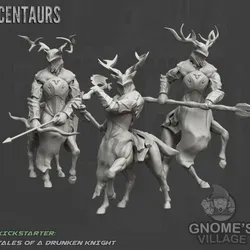 Centaurs - Forest Warriors 32mm STL Set