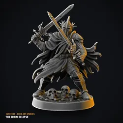 Dark knight two swords - Echo Art - Iron Eclipse