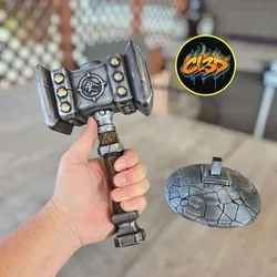 Doomhammer Headphone Hanger and Desk Toy Combo