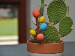 Easter Egg Plant Stake – Colorful Pot Decor - Free 3D Print Model