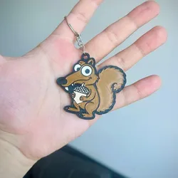 ice age squirrel keychain : Scrat ice age keychain