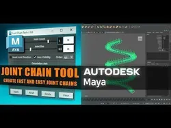 Joint Chain Tool - Create Fast and Easy Joint Chains in Maya 3D model