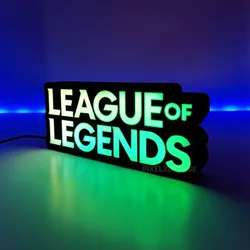 League of Legends Lamp Lightbox print model 3D print model