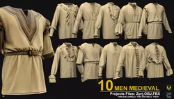 MEDIEVAL OUTFIT 3D model