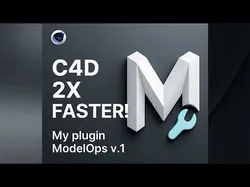 ModelOps Pro Cinema 4D Power Tool Plugin C4D 3D model