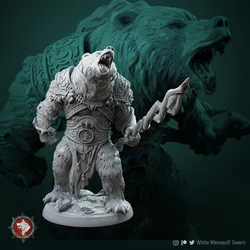 Rafinus Ursa werebear 32mm and 75mm pre-supported