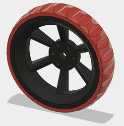 Robot Wheel - 90mm Pololu Mount