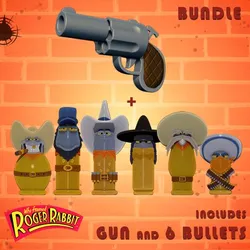 ROGER RABBIT - COMPLETE BUNDLE- 6 BULLETS AND THE GUN