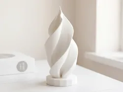 Torch Ginger Abstract Ornament - Free 3D Print Model