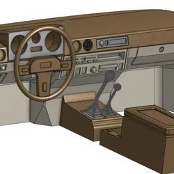 toyota fj60 313mm interior for rc4wd tf2 LWB