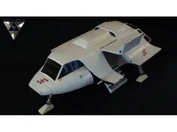 V Spaceship Stacked Vector replica