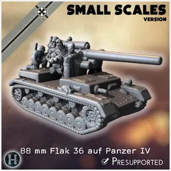 88 mm Flak 36 auf Fahrgestell Panzer IV (small scales version) - Germany Eastern Western Front France Early Poland Russia WWII