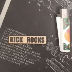 Airsoft Kick Rocks Patch