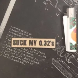 Airsoft Suck my 0.32s Patch