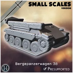 Bergepanzerwagen 38 armoured recovery tank (Sd.Kfz. 136) (small scales version) - Germany Eastern Western Front Normandy Italy Berlin Bulge WWII