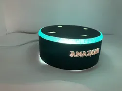 Blck alexa with a green edge to look like talking. - Free 3D Print Model