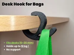 Desk Hook for Bags - Free 3D Print Model