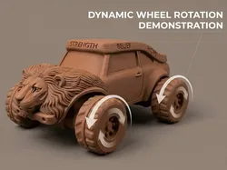 Dynamic_Wheel_Moving_Car_002 - Free 3D Print Model