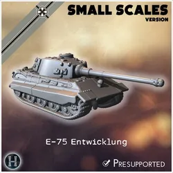 E-75 Entwicklung (small scales version) - Germany Eastern Western Front Normandy Italy Berlin Bulge WWII