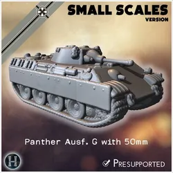 Gefechtsaufklärer Panther Ausf. G with 50mm KwK 39 Leopard turret (small scales version) - Germany Eastern Western Front Normandy Italy Berlin Bulge WWII