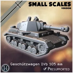 Geschützwagen IVb für 105 mm leFH 18-1 (small scales version) - Germany Eastern Western Front Normandy Stalingrad Koursk Italy Afrika WWII