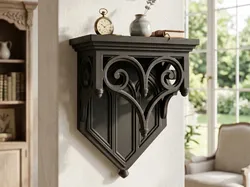 Gothic Wall Console - The Heart Archway - Free 3D Print Model