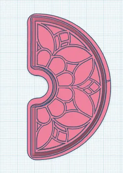 HALF HALF MANDALA COOKIE CUTTER