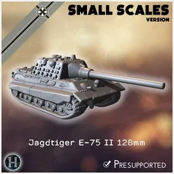 Jagdtiger E-75 2 (128mm Pak L/55) Entwicklung  (small scales version) - Germany Eastern Western Front Normandy Italy Berlin Bulge WWII