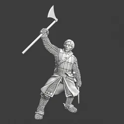 Knight with axe and dagger